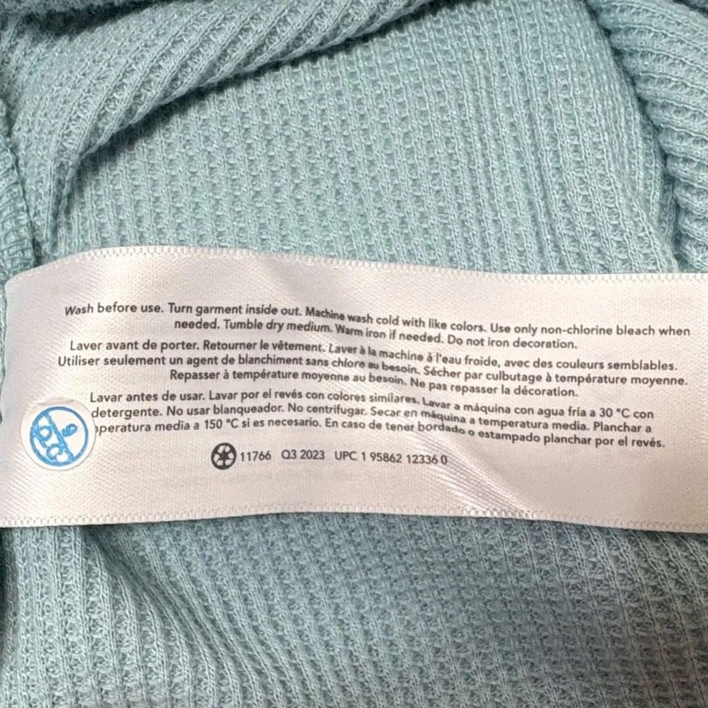 Oshkosh B'Gosh Kid’s Thermal Hoodie Long Sleeve Shirt Size 8 NWT